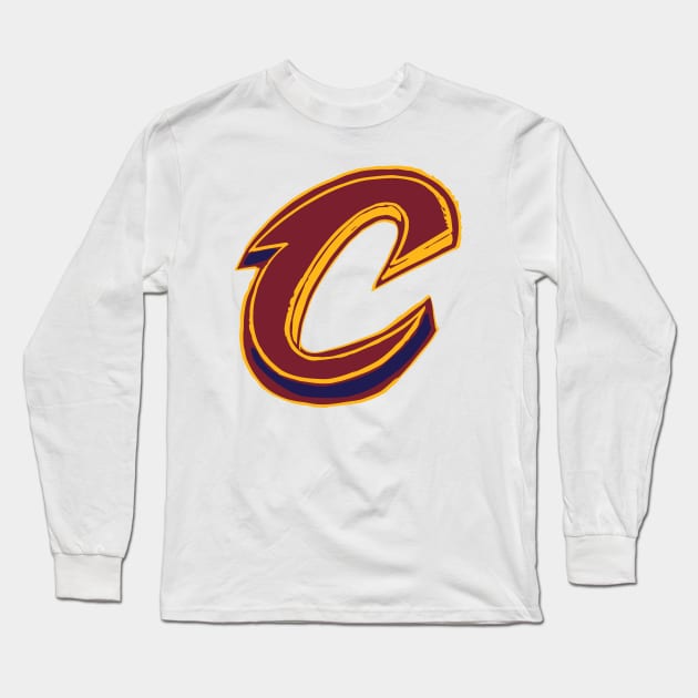 Cleveland Cavalieeeers Long Sleeve T-Shirt by Very Simple Graph